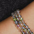 Aurora Burst | Silver | Galaxy Glass Bead Bracelet